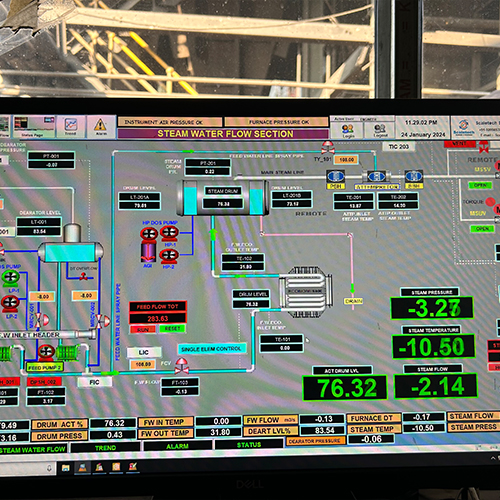 Sacletech Scada Development Screen 1